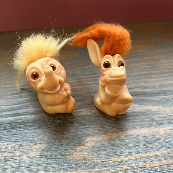 Troll elephant and donkey vintage minis - Picture 2 of 3